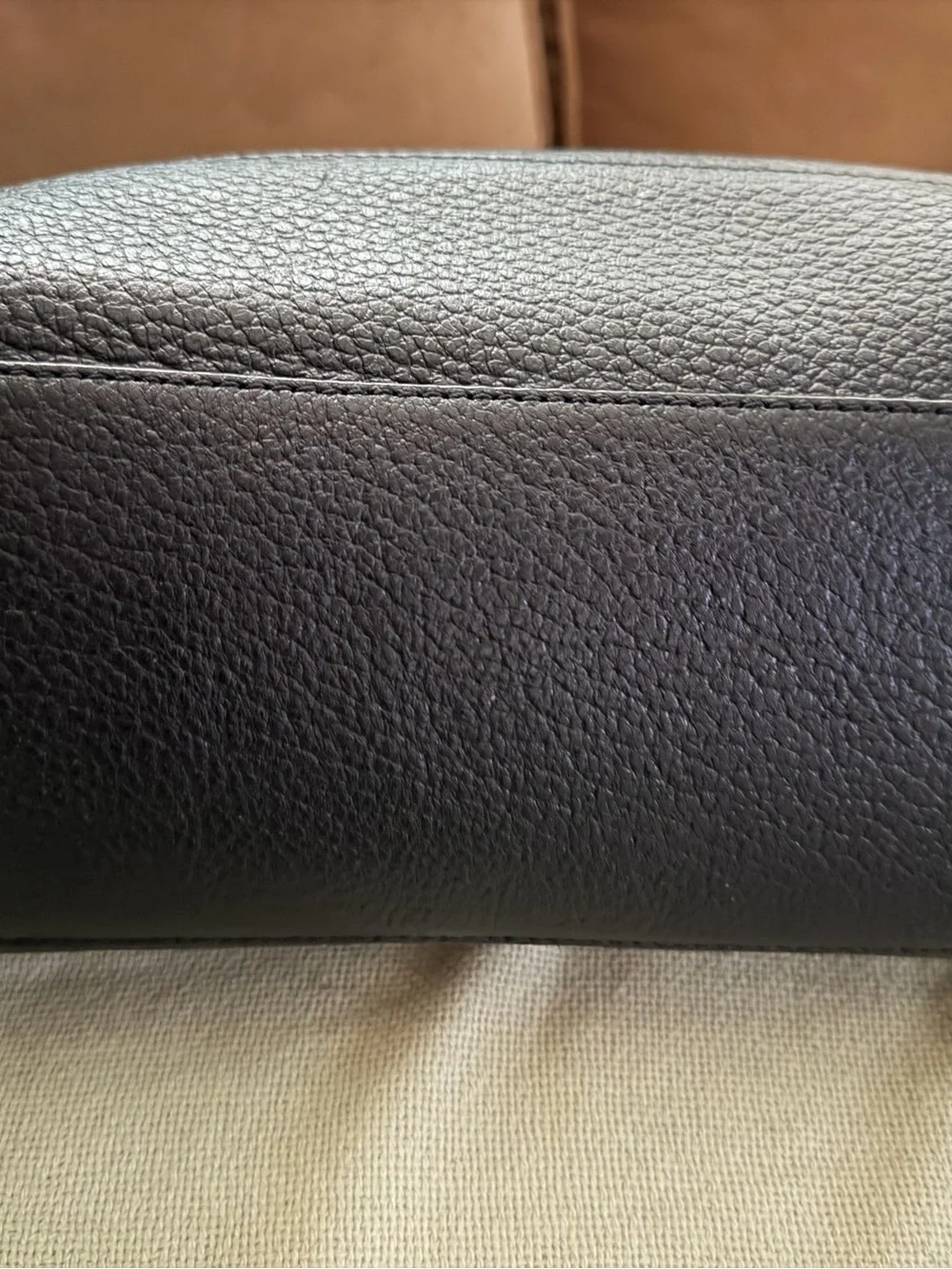 Kate Spade Satchel, black pebble leather